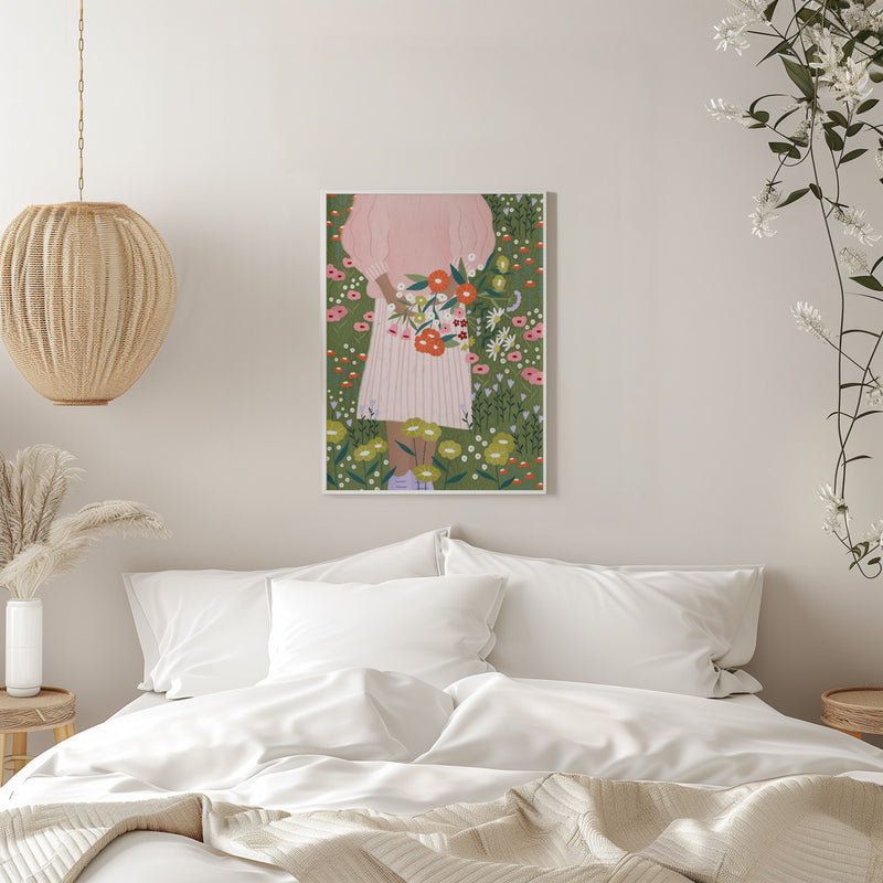 Flower Farm - Stretched Canvas, Poster or Fine Art Print I Heart Wall Art