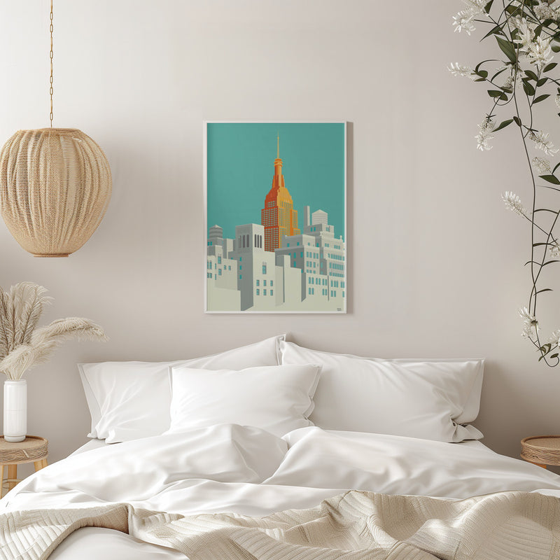 New York View from the highline - Stretched Canvas, Poster or Fine Art Print I Heart Wall Art