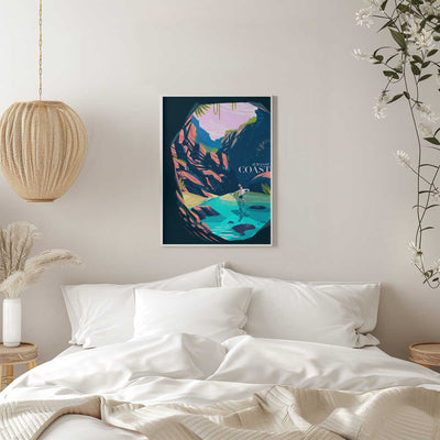 Jurassic Coast - Stretched Canvas, Poster or Fine Art Print