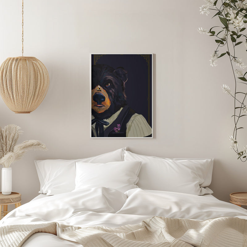 Bear - Stretched Canvas, Poster or Fine Art Print I Heart Wall Art