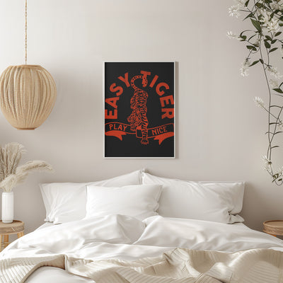 Easytiger for Light Tee - Stretched Canvas, Poster or Fine Art Print I Heart Wall Art