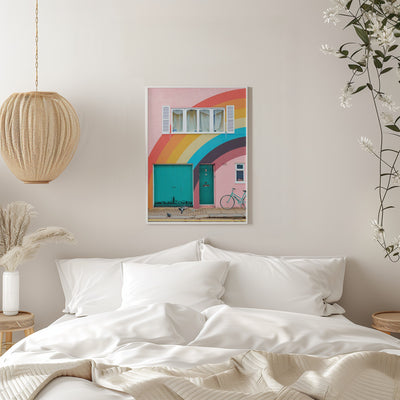 Groovy House - Stretched Canvas, Poster or Fine Art Print I Heart Wall Art