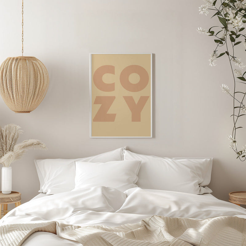 Cozy autumn typography - Stretched Canvas, Poster or Fine Art Print I Heart Wall Art
