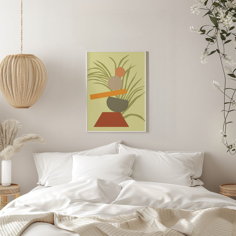 Abstract Botanical Delight - Stretched Canvas, Poster or Fine Art Print I Heart Wall Art
