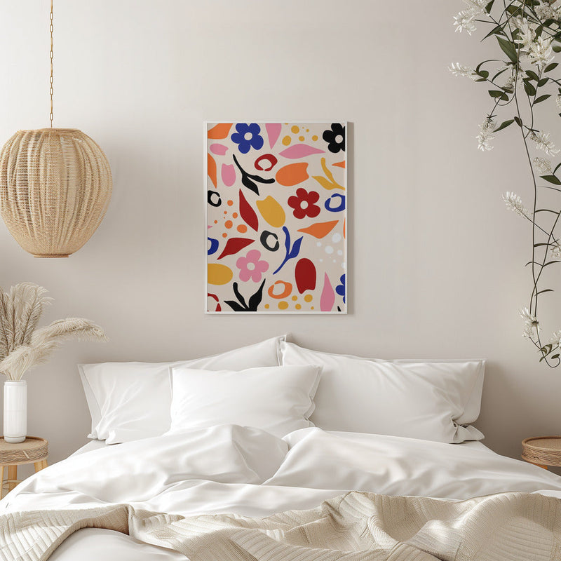 Swaying Petals - Stretched Canvas, Poster or Fine Art Print I Heart Wall Art