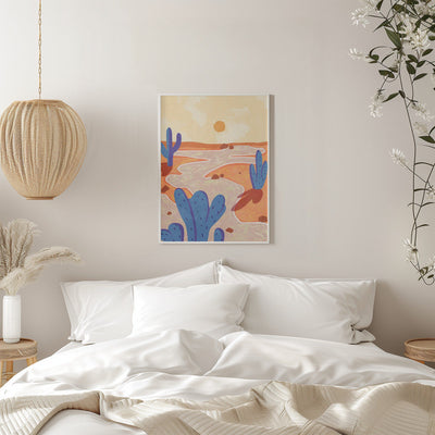 Path Through the Painted Desert - Stretched Canvas, Poster or Fine Art Print I Heart Wall Art