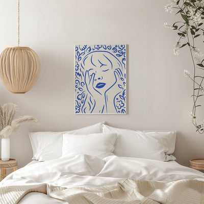 Gentle Flower Dream - Stretched Canvas, Poster or Fine Art Print I Heart Wall Art