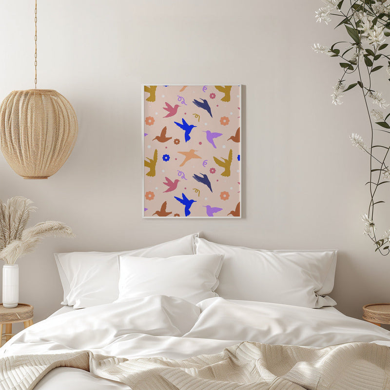 Birds in the Air - Stretched Canvas, Poster or Fine Art Print I Heart Wall Art