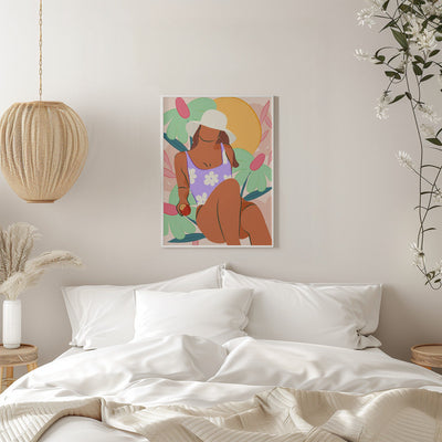 Flower Fields and Sunshine - Stretched Canvas, Poster or Fine Art Print I Heart Wall Art