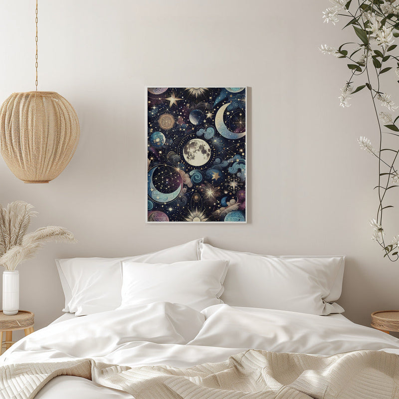 Lunar Magic - Stretched Canvas, Poster or Fine Art Print I Heart Wall Art