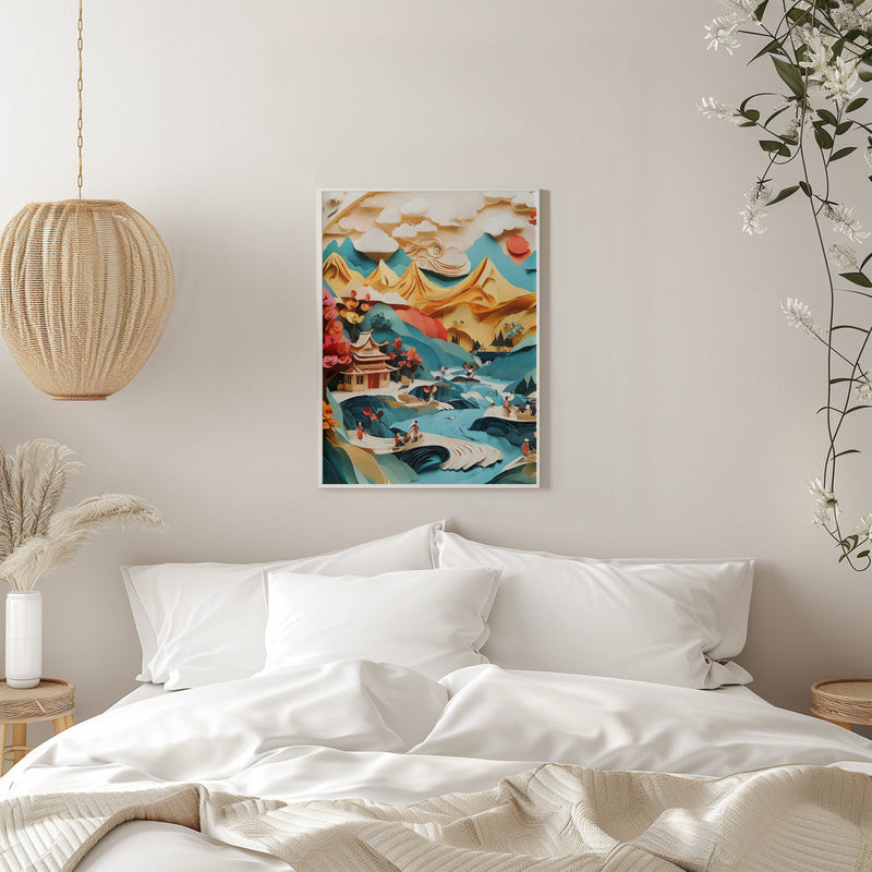 Nature In Layers - Stretched Canvas, Poster or Fine Art Print I Heart Wall Art