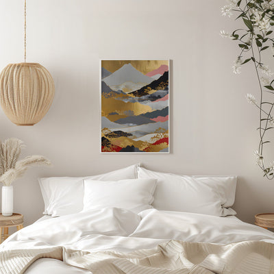 Japanese Landscape - Stretched Canvas, Poster or Fine Art Print I Heart Wall Art