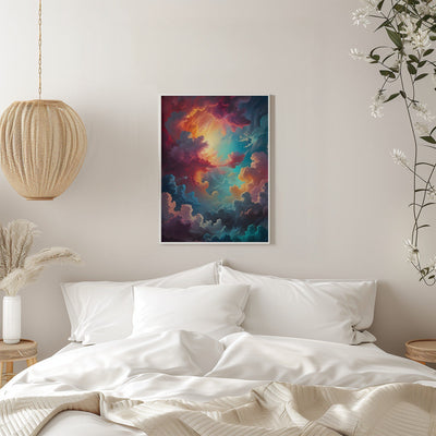 Aurora In the Clouds - Stretched Canvas, Poster or Fine Art Print I Heart Wall Art