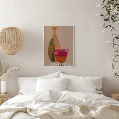 L&#039;Aperitivo 2 - Stretched Canvas, Poster or Fine Art Print I Heart Wall Art