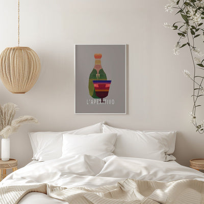 L&#039;Aperitivo 3 - Stretched Canvas, Poster or Fine Art Print I Heart Wall Art