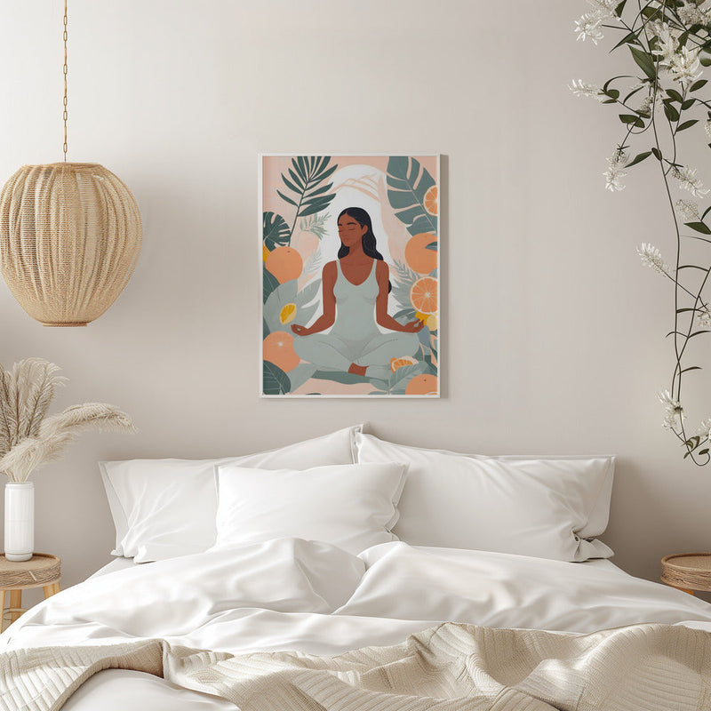 Citrus Meditation - Stretched Canvas, Poster or Fine Art Print I Heart Wall Art