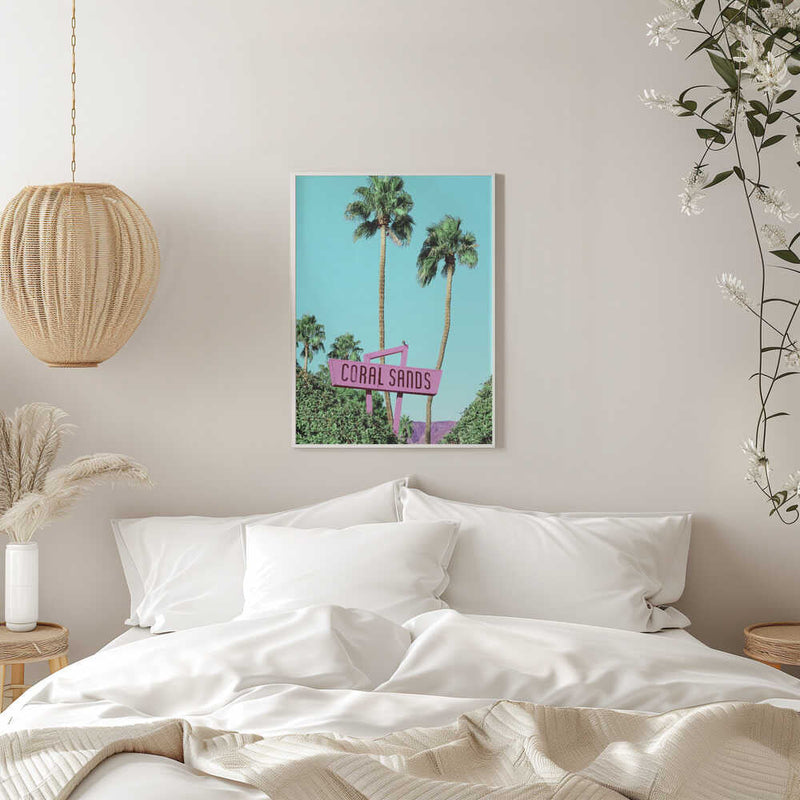Retro Paradise Vibes - Stretched Canvas, Poster or Fine Art Print I Heart Wall Art