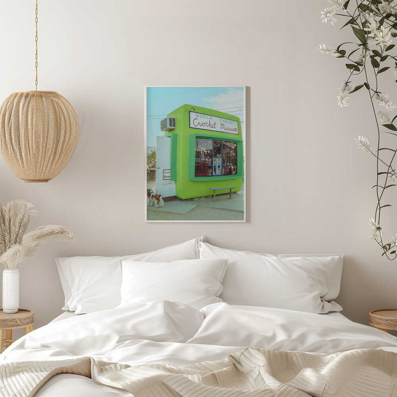 World Famous Crochet Museum - Stretched Canvas, Poster or Fine Art Print I Heart Wall Art