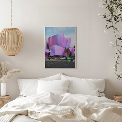 Violet Architectural Flow - Stretched Canvas, Poster or Fine Art Print I Heart Wall Art
