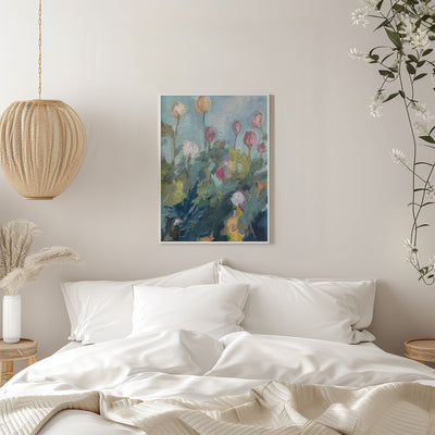 Impressionistic Blooms - Stretched Canvas, Poster or Fine Art Print I Heart Wall Art