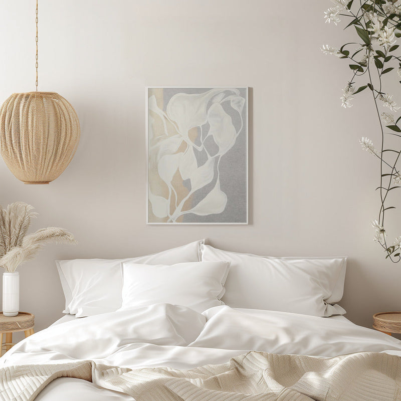 Whispers in White - Stretched Canvas, Poster or Fine Art Print I Heart Wall Art