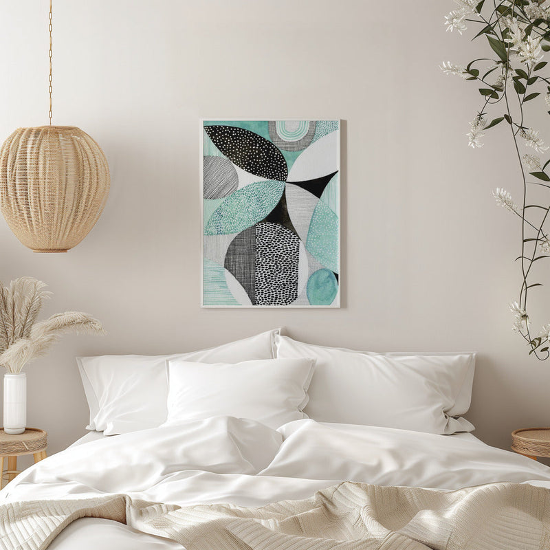 Geometric Shapes And Intricate Patterns - Stretched Canvas, Poster or Fine Art Print I Heart Wall Art