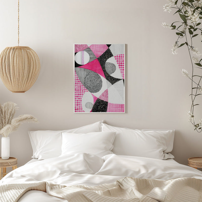 Colorful Geometric Patterns - Stretched Canvas, Poster or Fine Art Print I Heart Wall Art