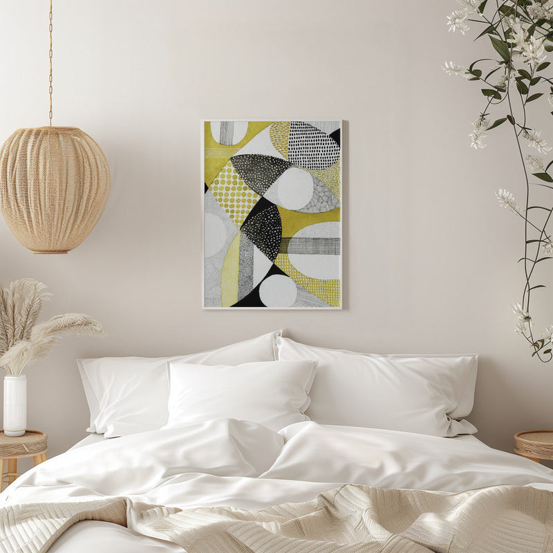 Geometric Harmony - Stretched Canvas, Poster or Fine Art Print I Heart Wall Art