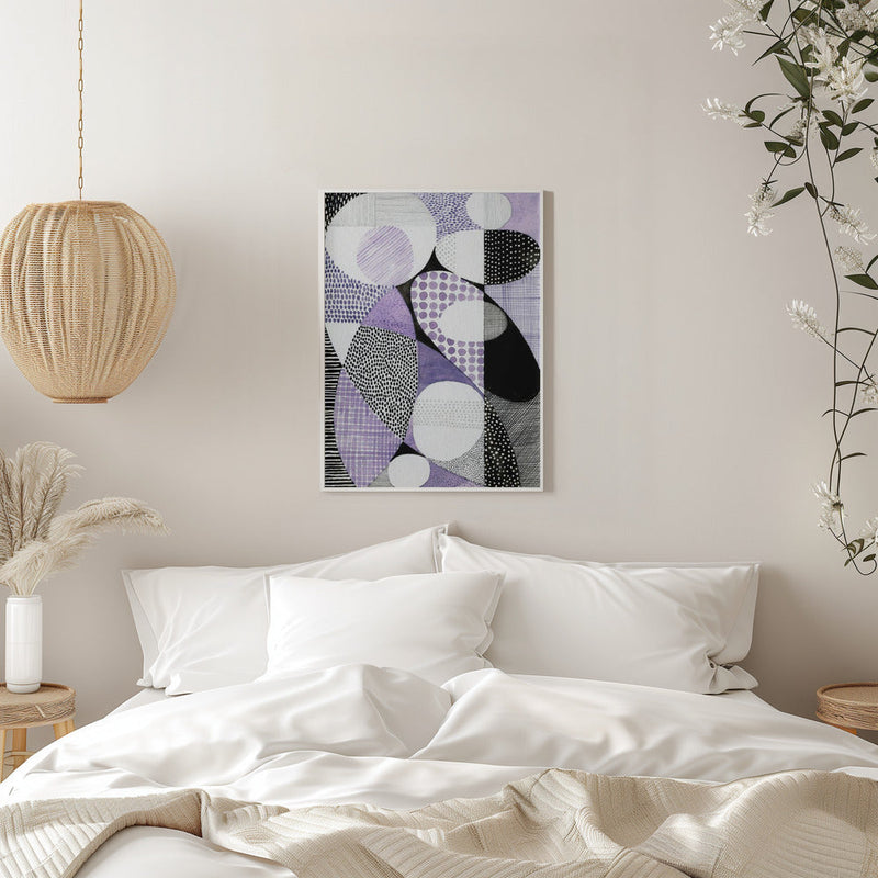 Dynamic Geometric Patterns - Stretched Canvas, Poster or Fine Art Print I Heart Wall Art