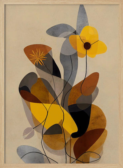 In My Summer Garden - Stretched Canvas, Poster or Fine Art Print I Heart Wall Art