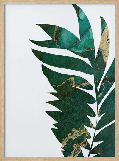 Tropical leaf 2 - Stretched Canvas, Poster or Fine Art Print I Heart Wall Art
