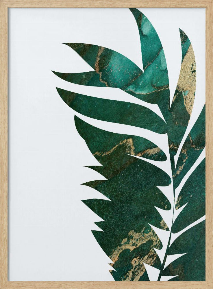 Tropical leaf 2 - Stretched Canvas, Poster or Fine Art Print I Heart Wall Art