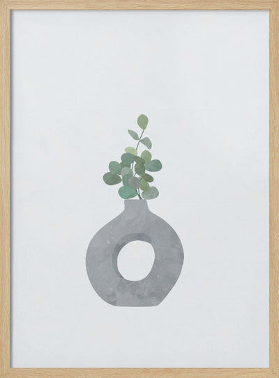 Scandi Japandi House plant 2 - Stretched Canvas, Poster or Fine Art Print I Heart Wall Art