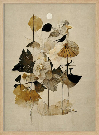 Flowers And Sun - Stretched Canvas, Poster or Fine Art Print I Heart Wall Art