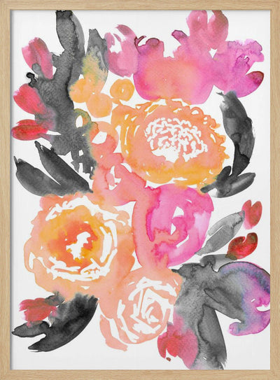 Olympe florals II - Stretched Canvas, Poster or Fine Art Print I Heart Wall Art