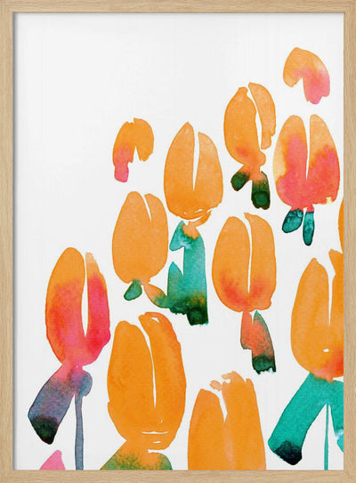 Alicia bouquet I - Stretched Canvas, Poster or Fine Art Print I Heart Wall Art