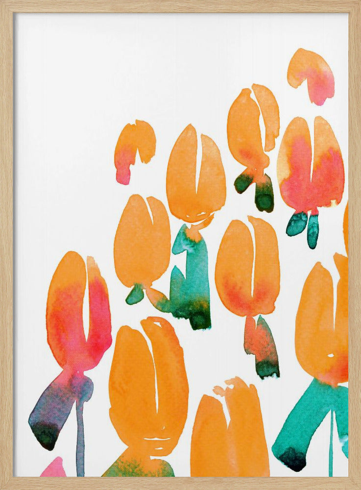 Alicia bouquet I - Stretched Canvas, Poster or Fine Art Print I Heart Wall Art