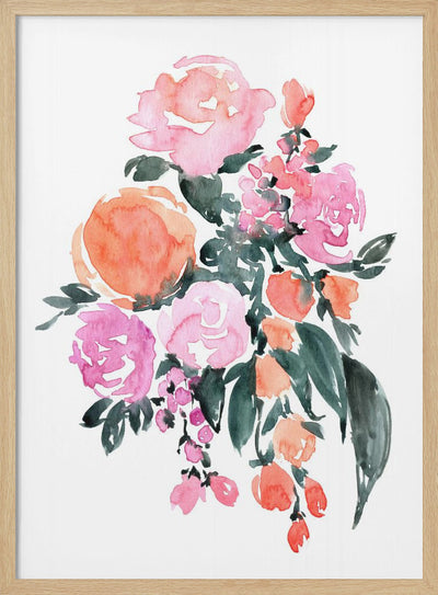 Heidi bouquet - Stretched Canvas, Poster or Fine Art Print I Heart Wall Art