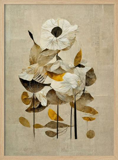 Sunbathing Flower - Stretched Canvas, Poster or Fine Art Print I Heart Wall Art