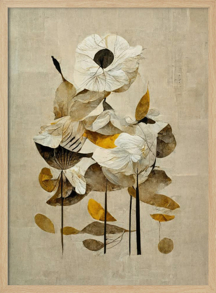 Sunbathing Flower - Stretched Canvas, Poster or Fine Art Print I Heart Wall Art