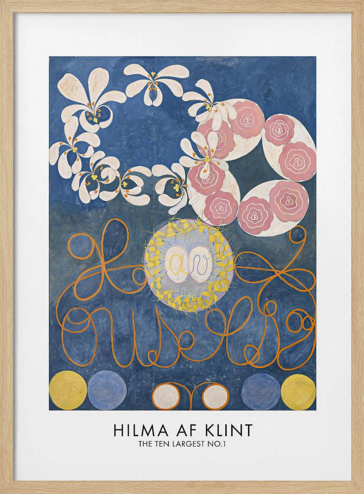 The Ten Largest No.1 Poster - Stretched Canvas, Poster or Fine Art Print I Heart Wall Art