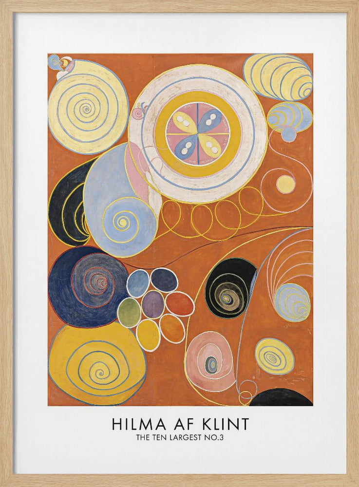 The Ten Largest No.3 Poster - Stretched Canvas, Poster or Fine Art Print I Heart Wall Art