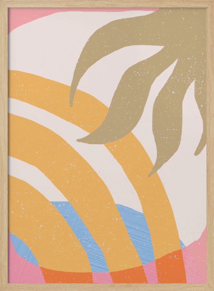 Sun and Botanics - Stretched Canvas, Poster or Fine Art Print I Heart Wall Art