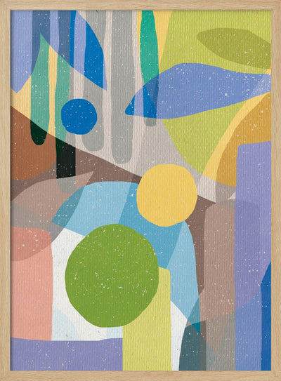 Colorful Pattern - Stretched Canvas, Poster or Fine Art Print I Heart Wall Art