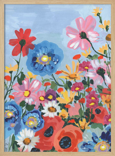 Meadow In June - Stretched Canvas, Poster or Fine Art Print I Heart Wall Art