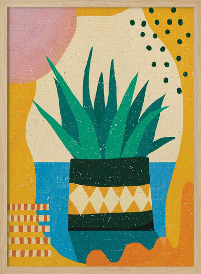 The Orange Day - Stretched Canvas, Poster or Fine Art Print I Heart Wall Art