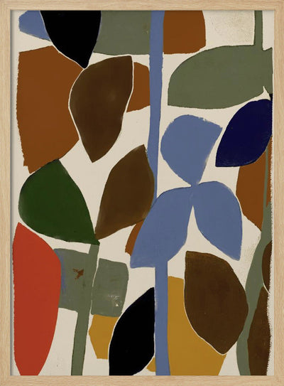 Botanical Impression No 2 - Stretched Canvas, Poster or Fine Art Print I Heart Wall Art