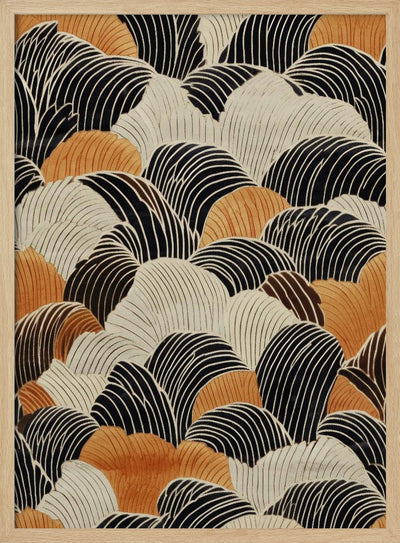 Shell Mountains - Stretched Canvas, Poster or Fine Art Print I Heart Wall Art