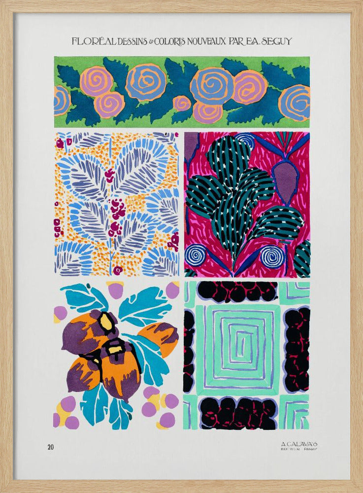 Pattern 20 - Stretched Canvas, Poster or Fine Art Print I Heart Wall Art