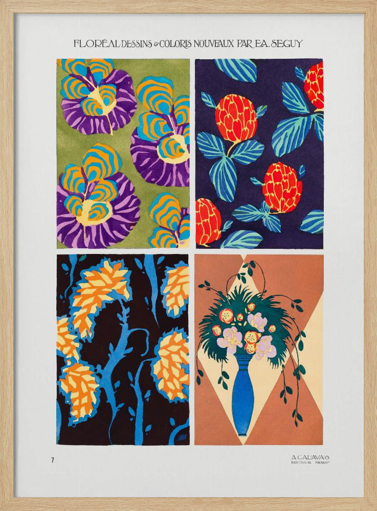 Patterns 7 - Stretched Canvas, Poster or Fine Art Print I Heart Wall Art